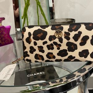 Leopard Tory Burch Wallet
